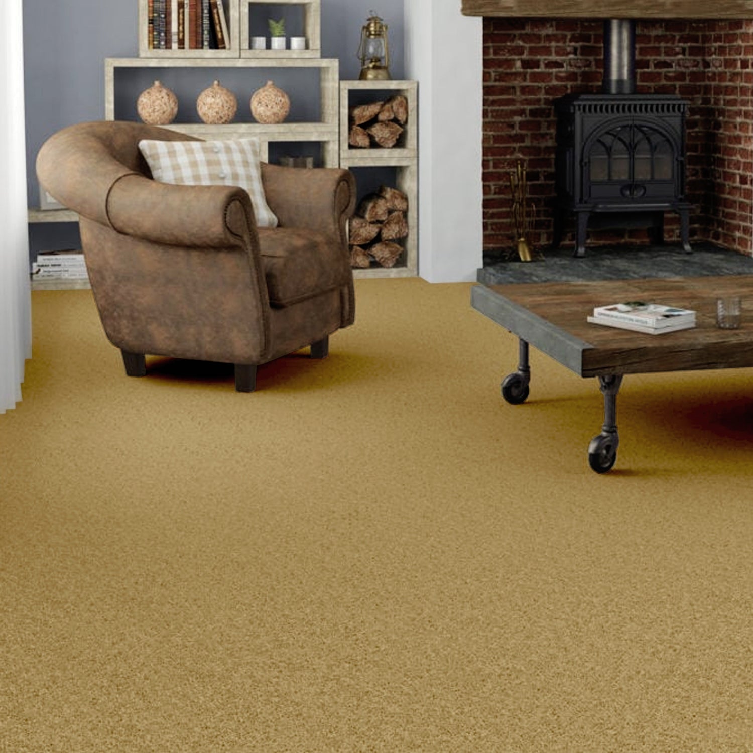 Penthouse Carpets 40oz Crofter 80% Wool Blend Twist Carpet