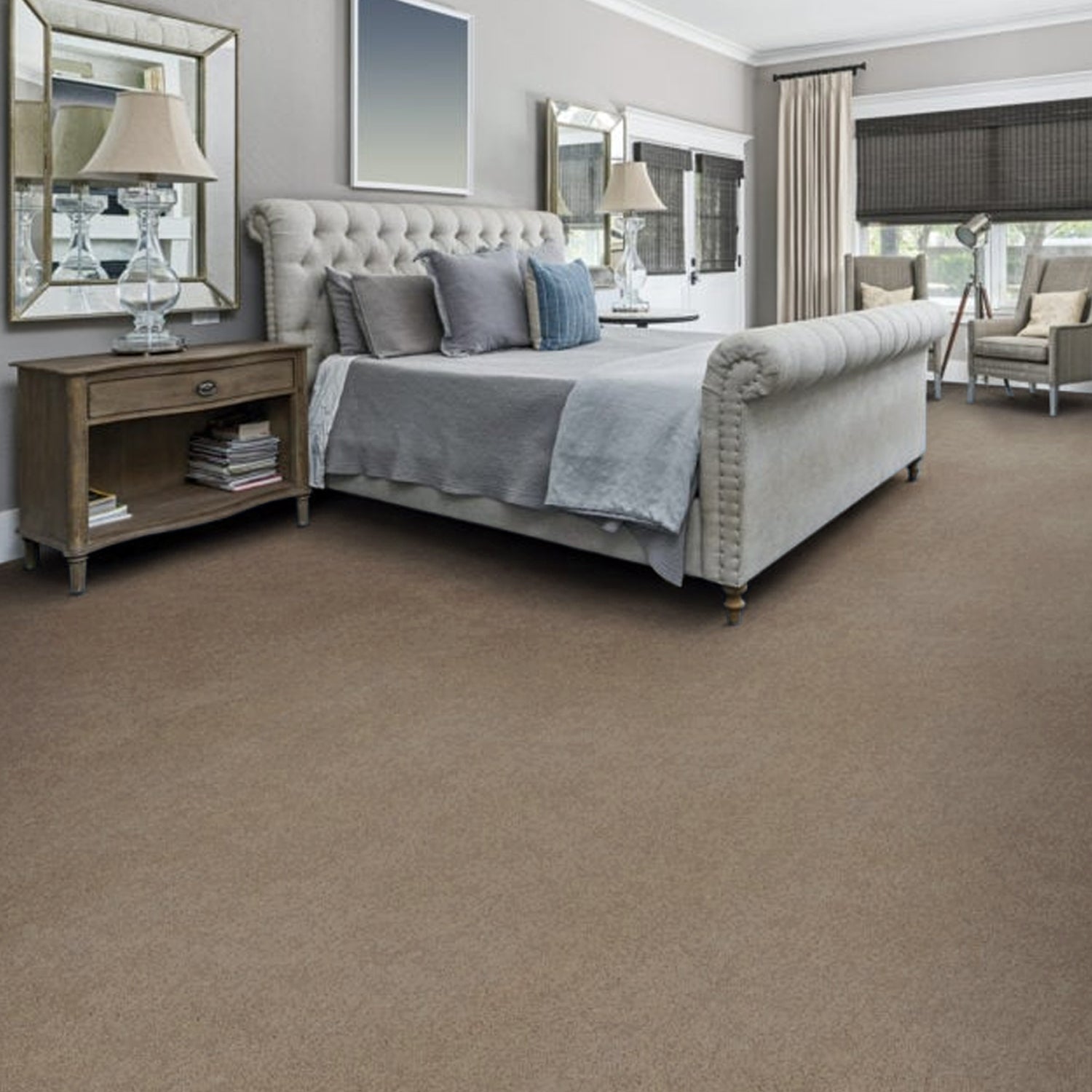 Penthouse Carpets 40oz Super Maxim 80% Wool Blend Twist Pile Carpet