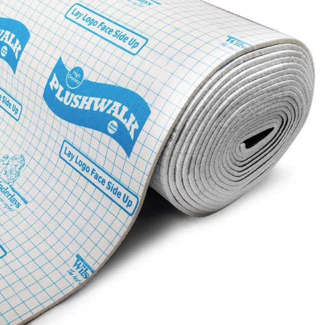 Wilsons Plushwalk 8mm PU and Memory Foam Underlay - 15.07m2 Full Roll