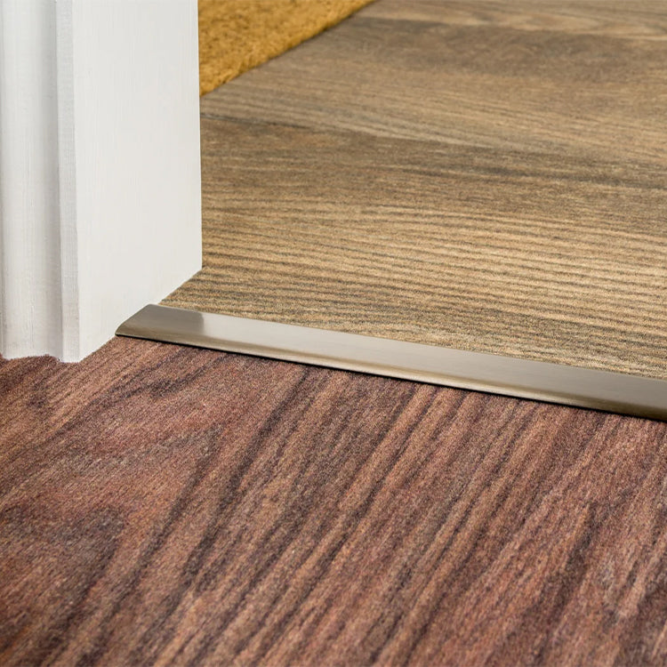 Stairrods UK Double Z4 Dual Edge Door Bar in Antique Bronze - Thin Carpet to Thin Carpet