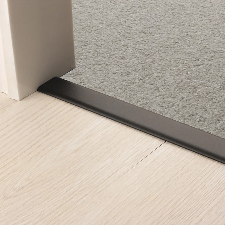 Stairrods UK Premier Z Trim Door Bar in Black - Carpet to Hard Flooring