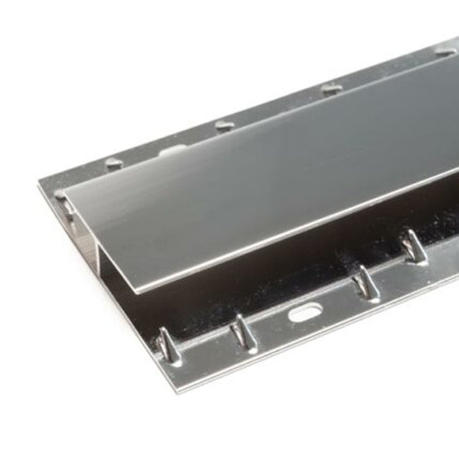 Gripperrods Premier Dual Edge Door Bar in Chrome - Carpet to Carpet