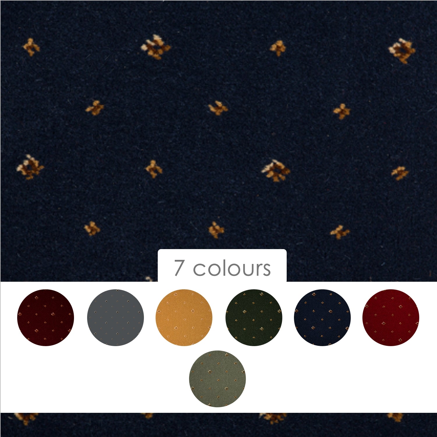 Hugh Mackay Prince Bishop Sceptre Axminster Wool Blend Carpet