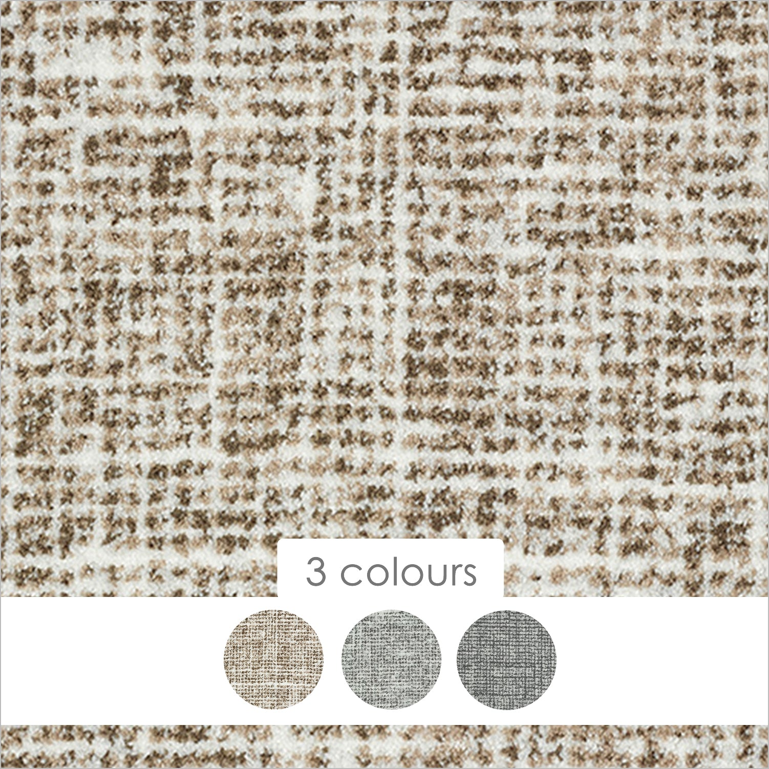 Abingdon Carpets Stainfree Wilton Check Blenheim Plain Carpet