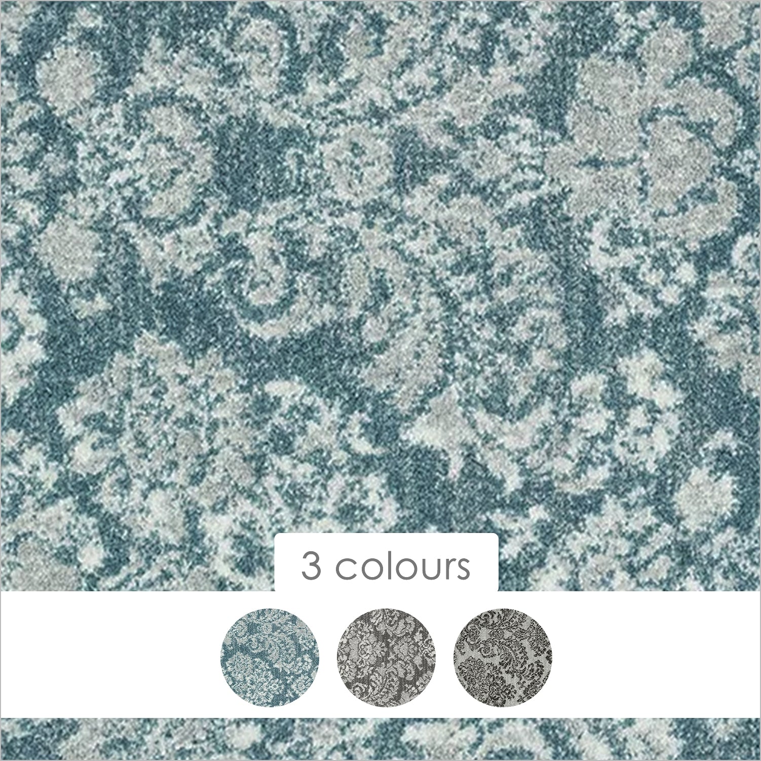Abingdon Carpets Stainfree Wilton Floral Sandringham Pattern Carpet