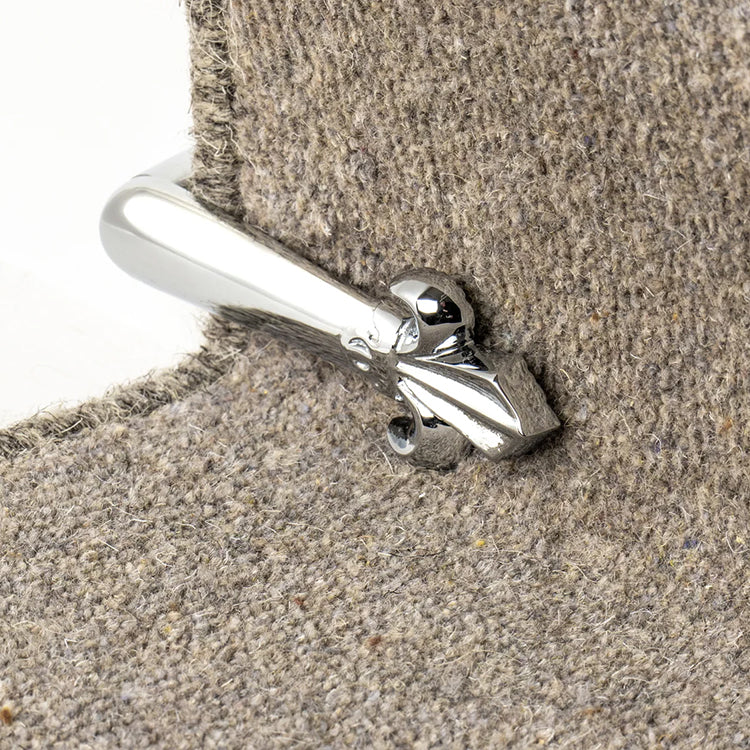 Stairrods UK Chrome Victorian Stair Clip (Pair)