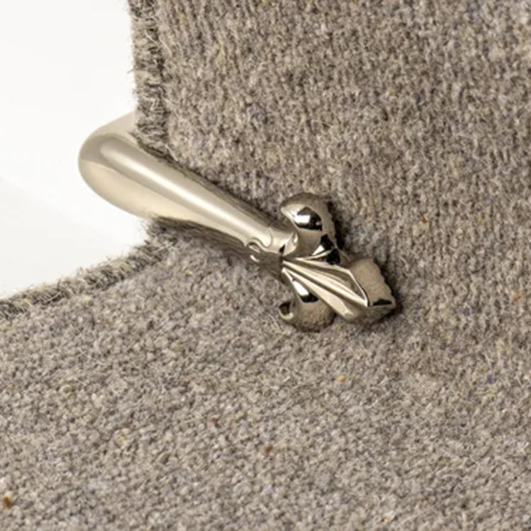 Stairrods UK Polished Nickel Victorian Stair Clip (Pair)