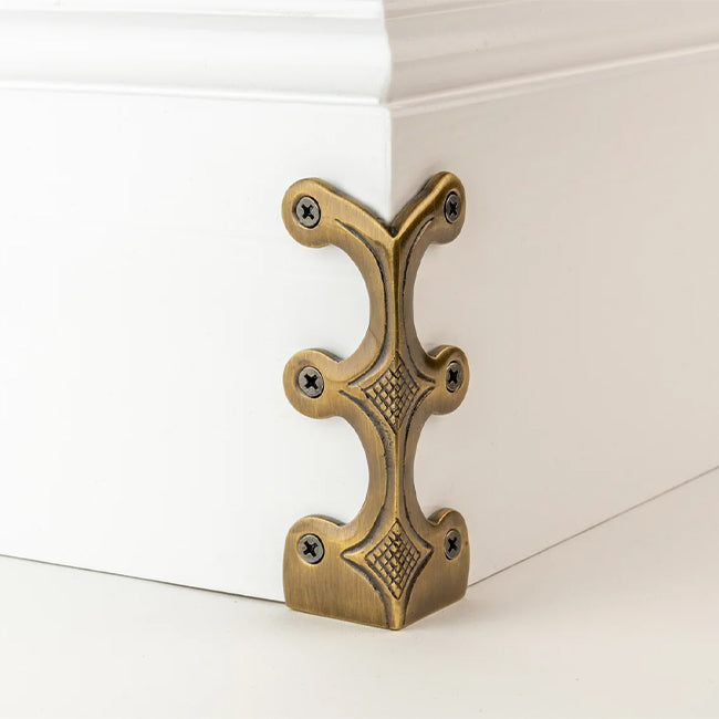Stair Rods UK Skiffer Corner Protector in Antique