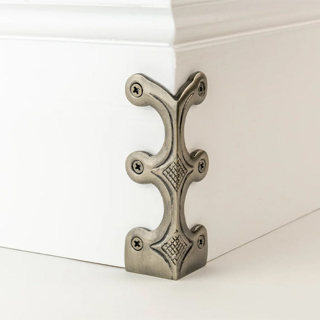 Stair Rods UK Skiffer Corner Protector in Pewter