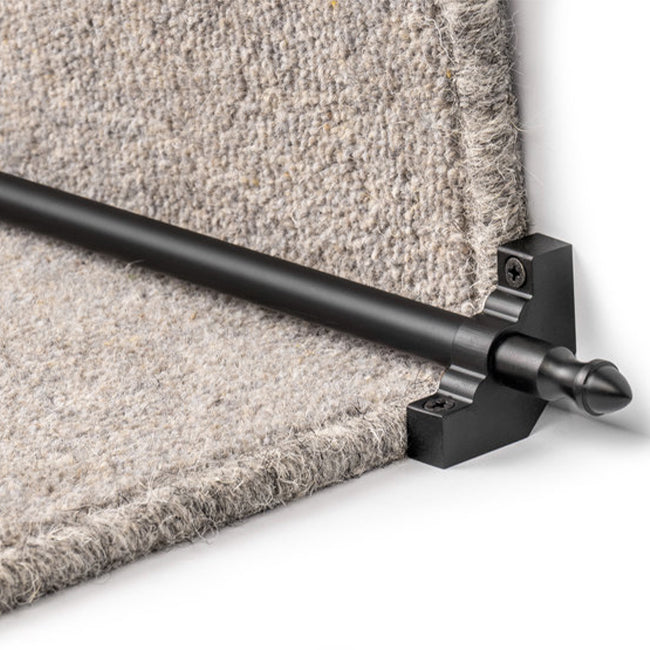 Stairrods UK Homepride Black Stair Rod For Carpet Runners