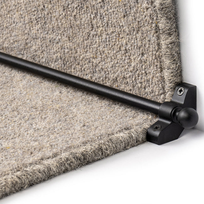 Stairrods UK Jubilee Black Stair Rod For Carpet Runners