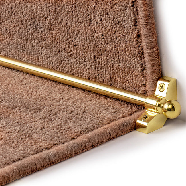 Stairrods UK Jubilee Brass Stair Rod For Carpet Runners
