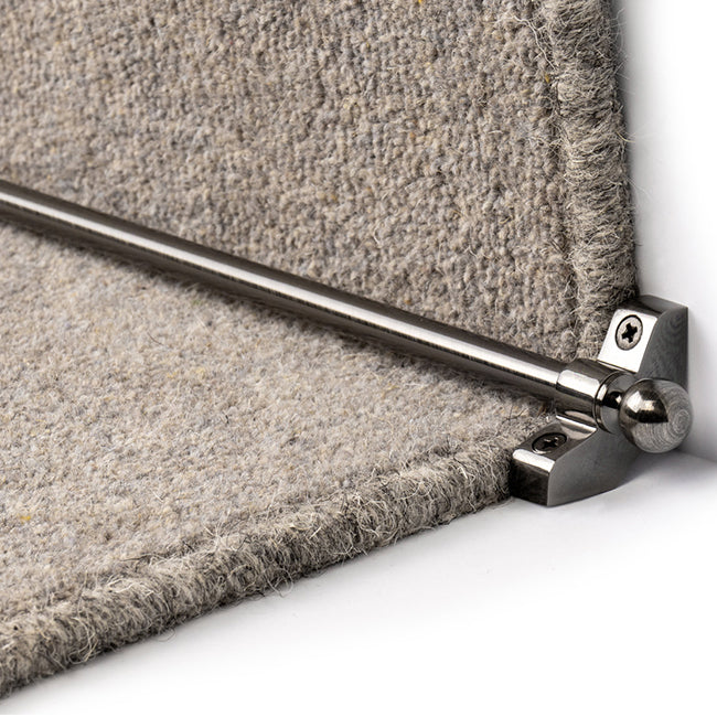 Stairrods UK Jubilee Pewter Stair Rod For Carpet Runners