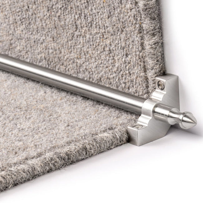 Stairrods UK Homepride Satin Nickel Stair Rod For Carpet Runners
