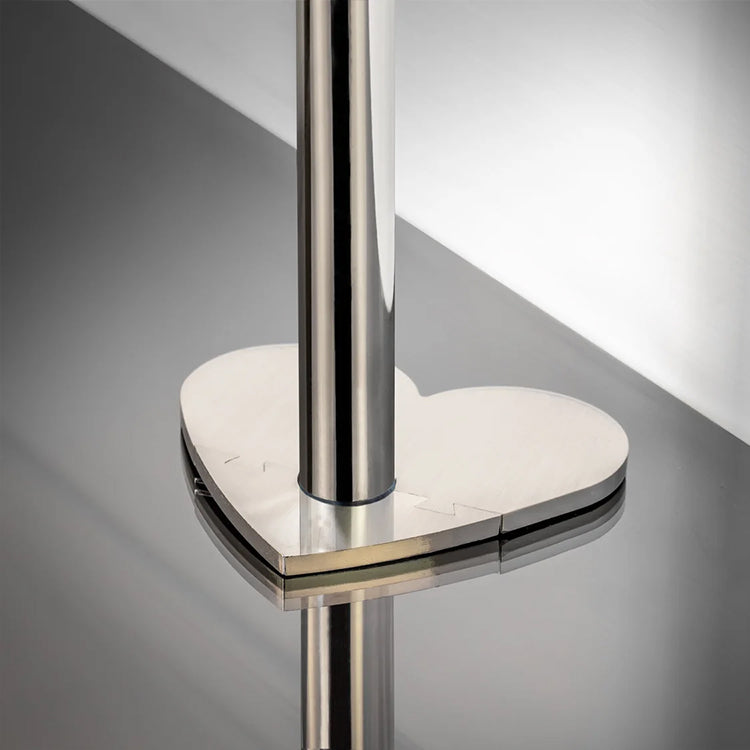 Stair Rods UK Cordis Satin Nickel Large Decorative Radiator Pipe Cover