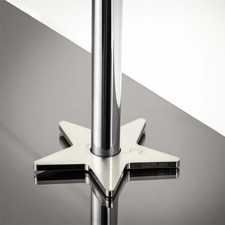 Stair Rods UK Stella Satin Nickel Large Decorative Radiator Pipe Cover