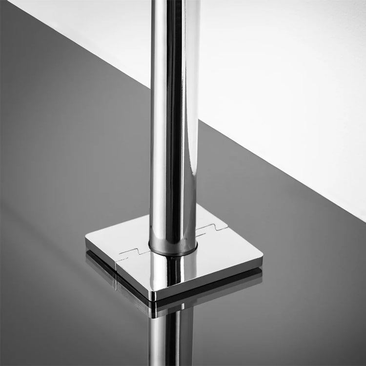 Stair Rods UK Quadratum Chrome Small Decorative Radiator Pipe Cover