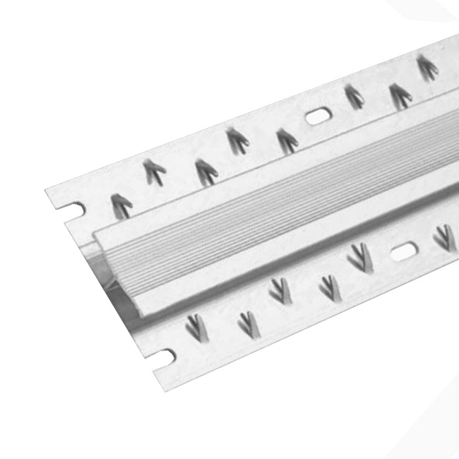 Stikatak Dual Edge Door Bar in Aluminium - Carpet to Carpet