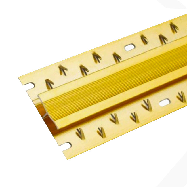 Stikatak Dual Edge Door Bar in Gold - Carpet to Carpet