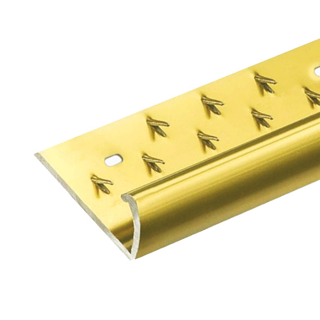 Stikatak Single Edge Door Bar in Gold - Carpet to Vinyl
