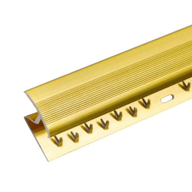 Stikatak Zig Zag Door Bar in Gold - Carpet to Laminate