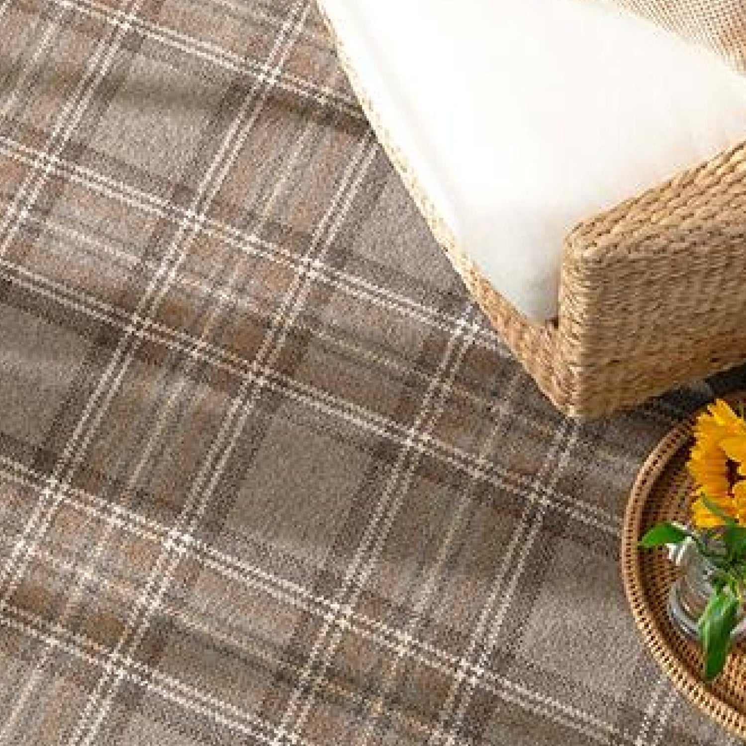 Hugh Mackay Tartan Naturals Axminster Wool Blend Carpet