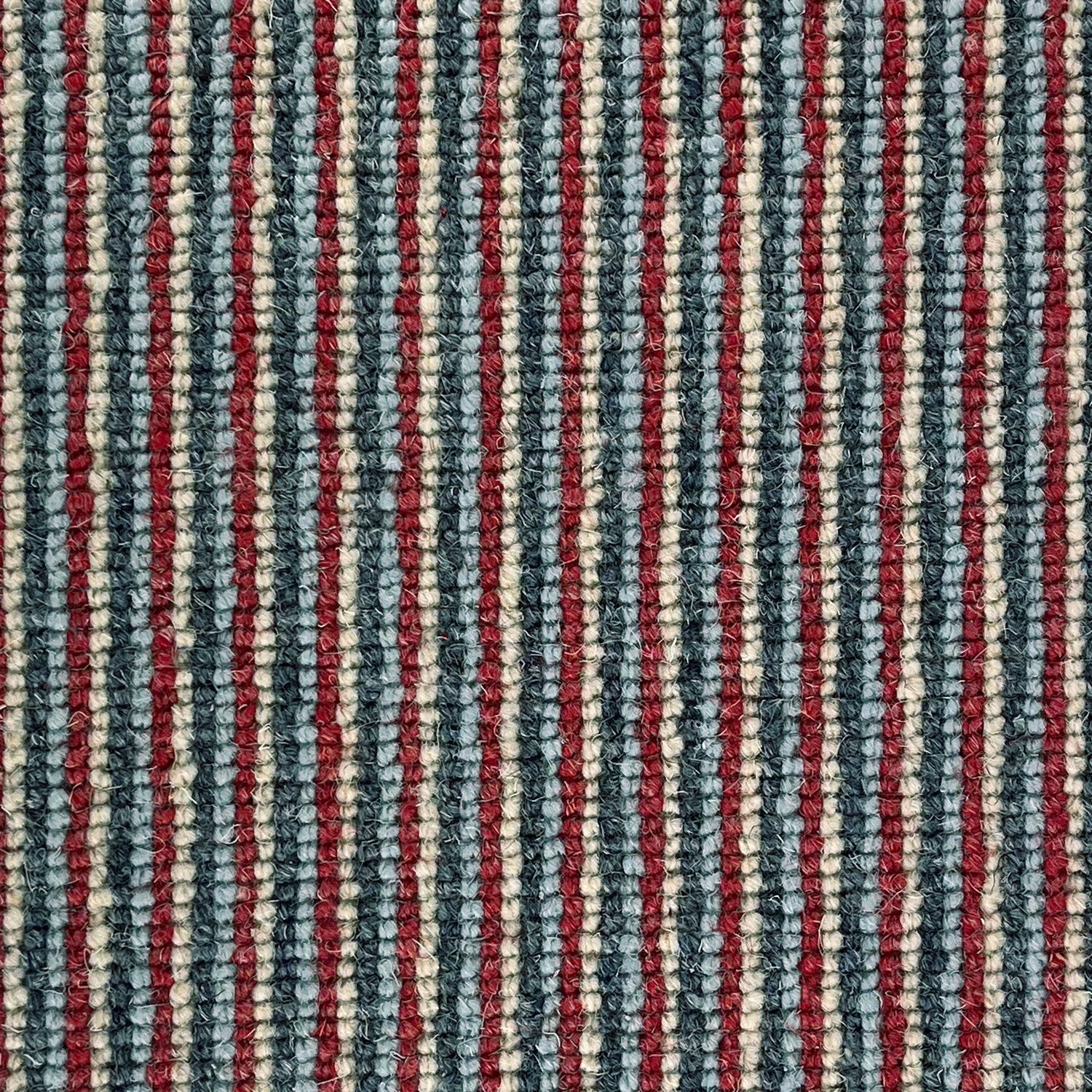 Telenzo Carpets Mainline Stripe 100% Wool Loop Carpet