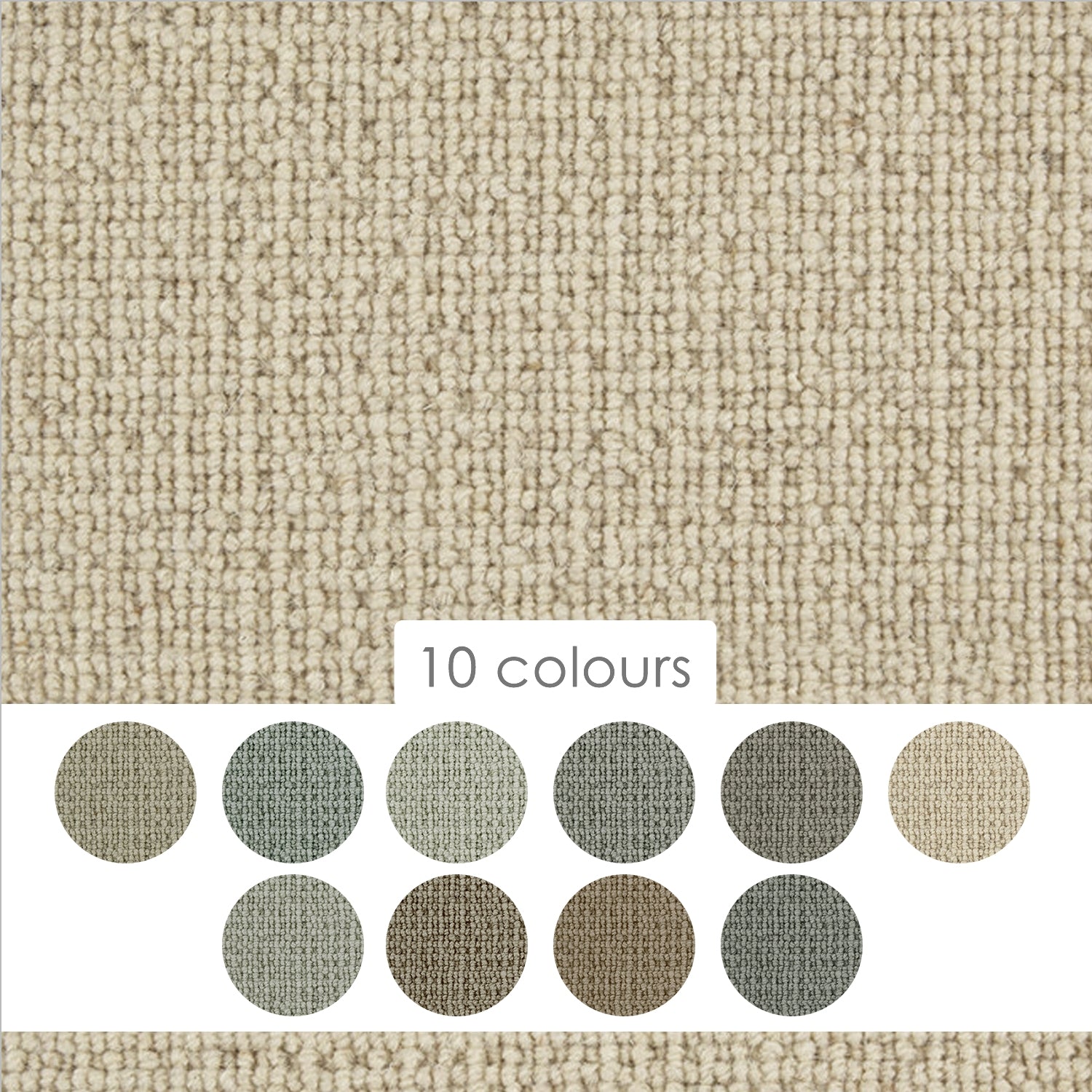Telenzo Carpets Paddington 100% Wool Loop Carpet