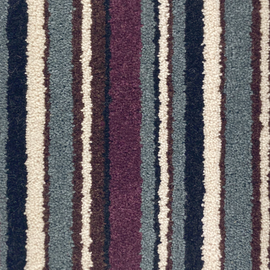 Kingsmead Artwork 80% Wool Blend Stripe Carpet