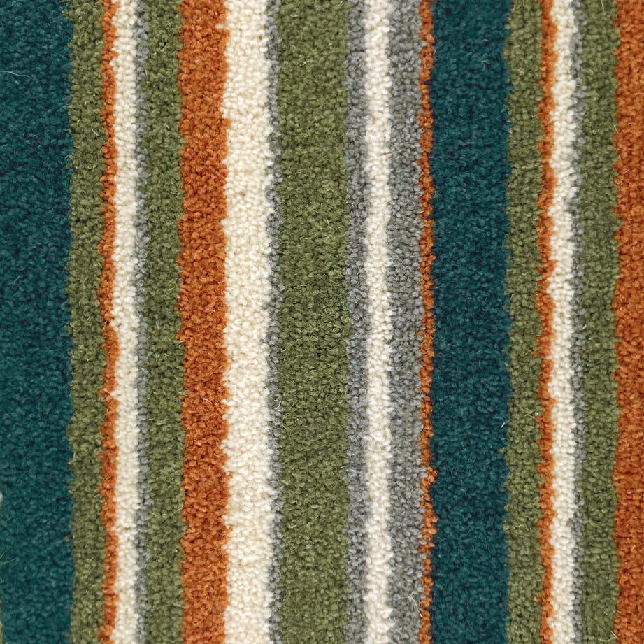 Kingsmead Artwork 80% Wool Blend Stripe Carpet