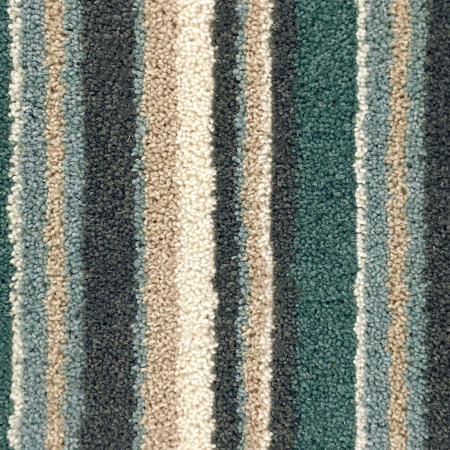 Kingsmead Artwork 80% Wool Blend Stripe Carpet