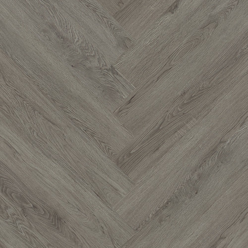 Victoria Design Floors Click LVT Flooring in Universal 55 Flint Grey Herringbone Wood Effect 50760-01 - 1.87m2 Full Pack