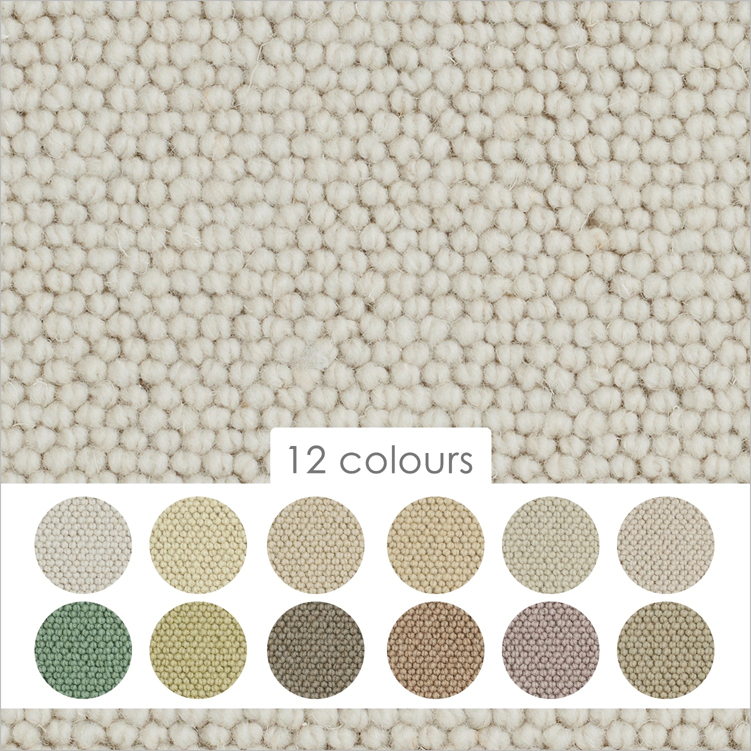 Causeway Carpets Camberley Classic 70% Wool Blend Loop Pile Carpet