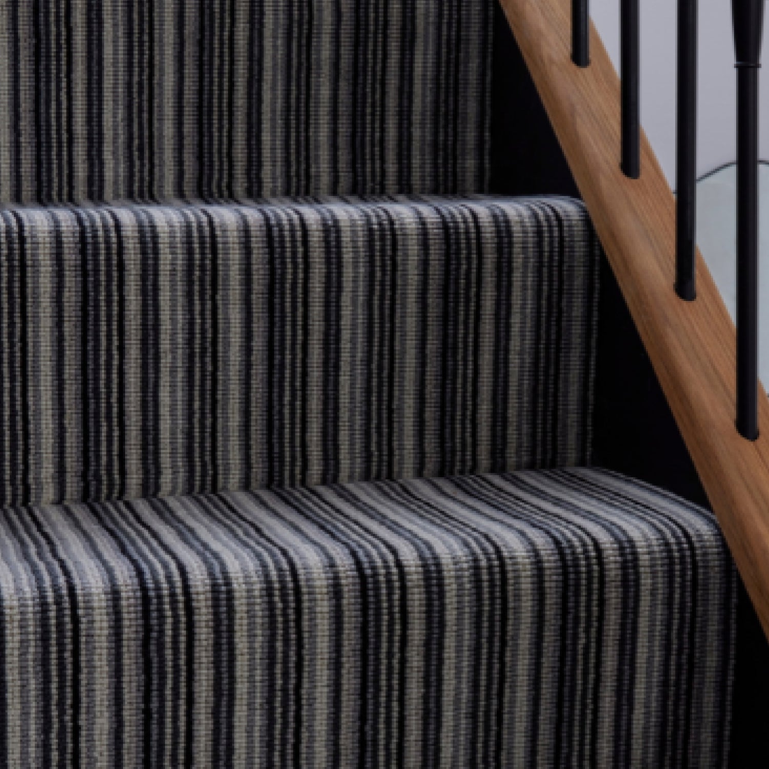 Hugh Mackay Deco Candy Stripe 100% Wool Loop Carpet