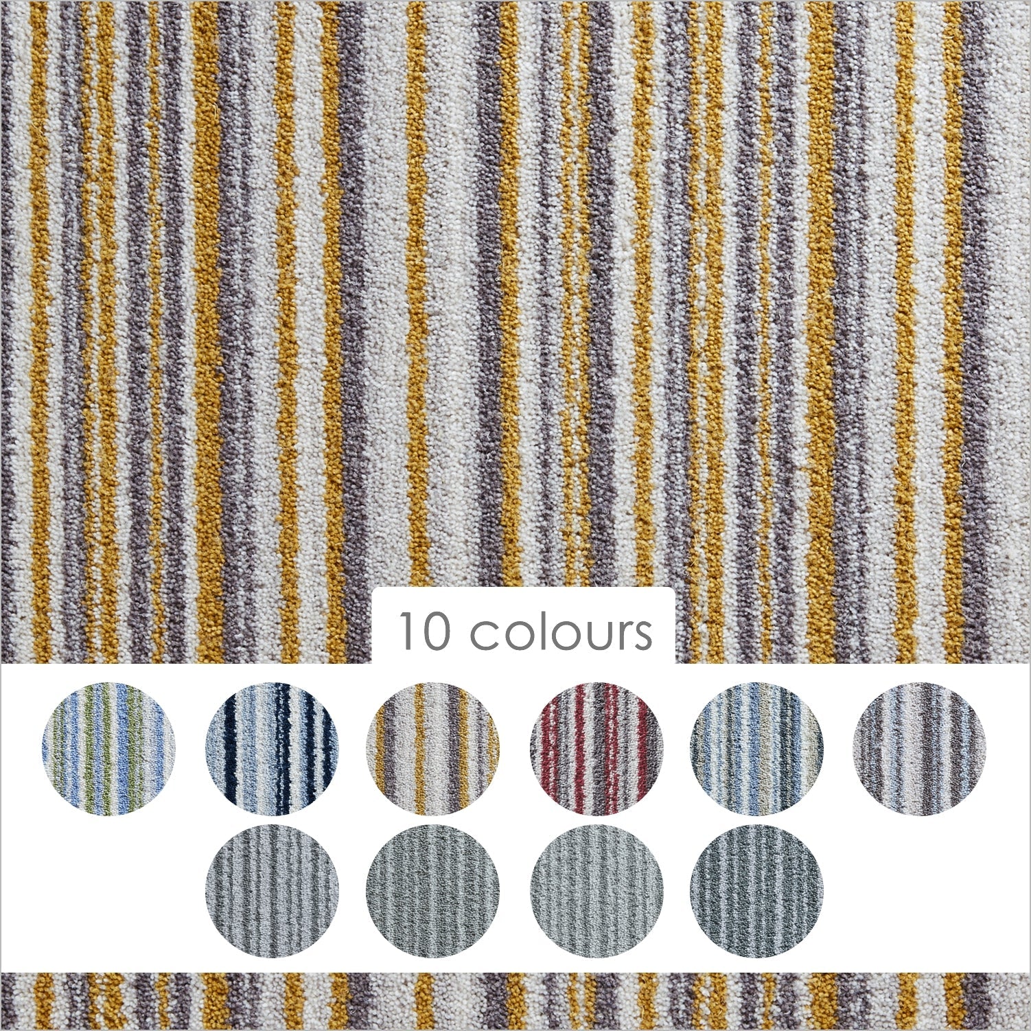 Hugh Mackay 50oz Durham Twist Stripe 80% Wool Blend Twist Carpet