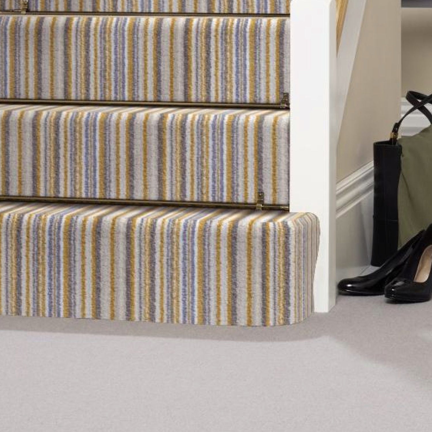 Hugh Mackay 50oz Durham Twist Stripe 80% Wool Blend Twist Carpet