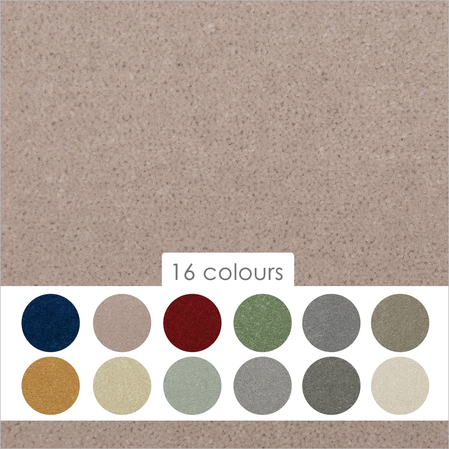 Causeway Carpets Fine Velvet 80% Wool Blend Velvet Carpet