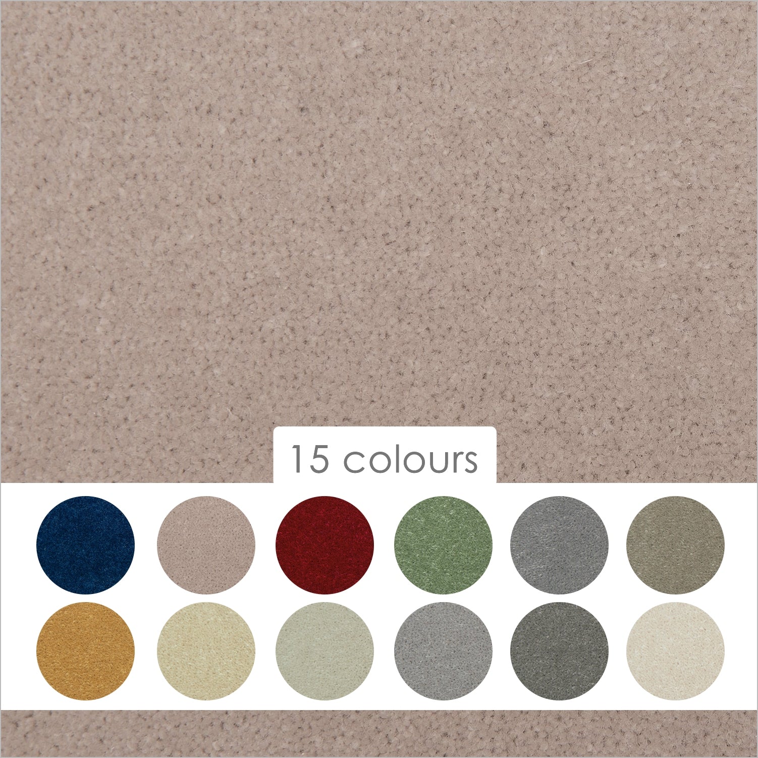 Causeway Carpets Fine Velvet 80% Wool Blend Velvet Carpet