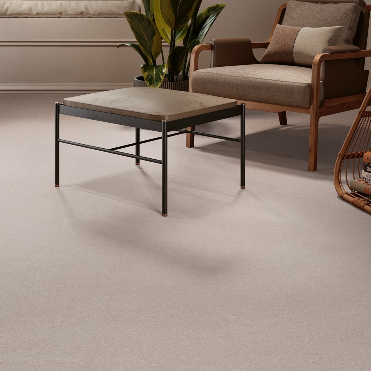 Causeway Carpets Fine Velvet 80% Wool Blend Velvet Carpet