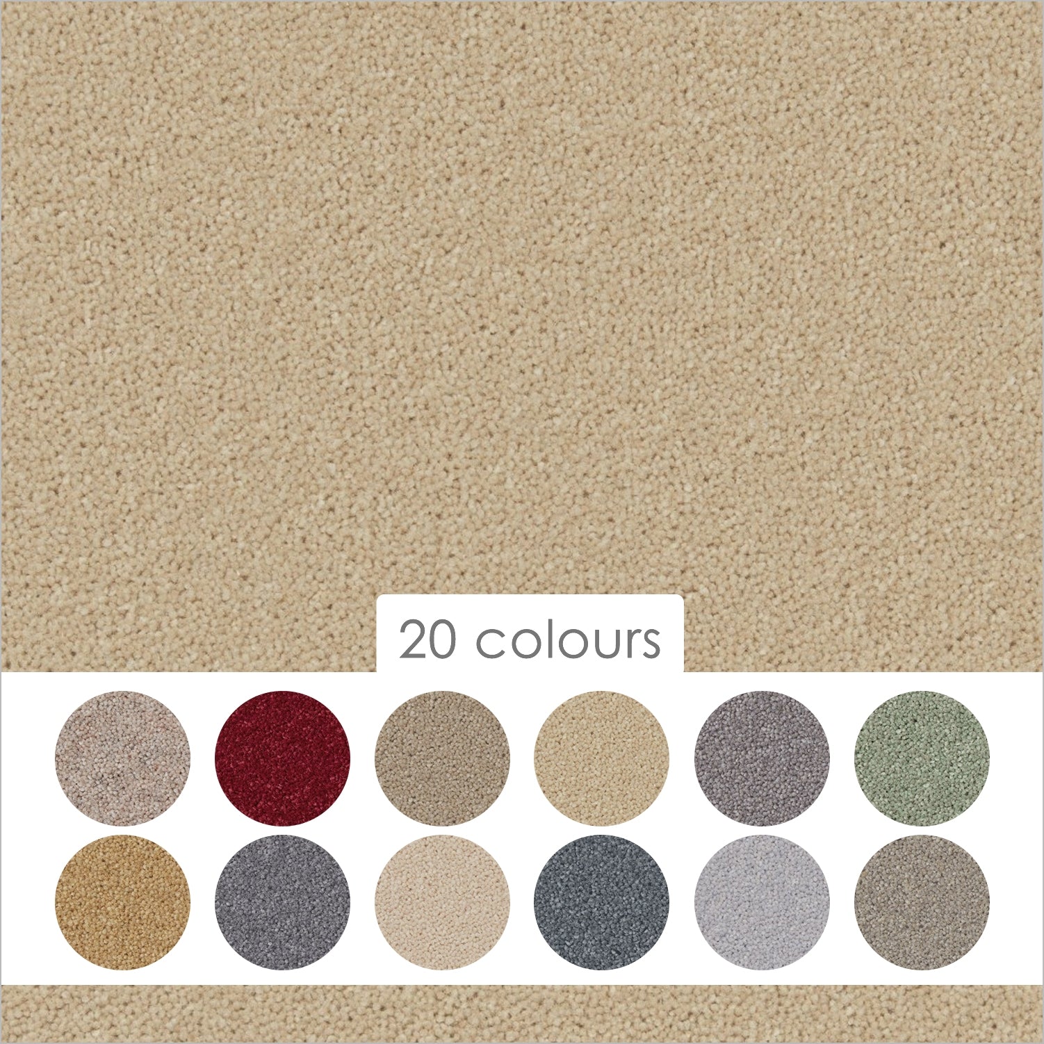 Cormar 40oz Hampstead Supreme 80% Wool Blend Twist Pile Carpet