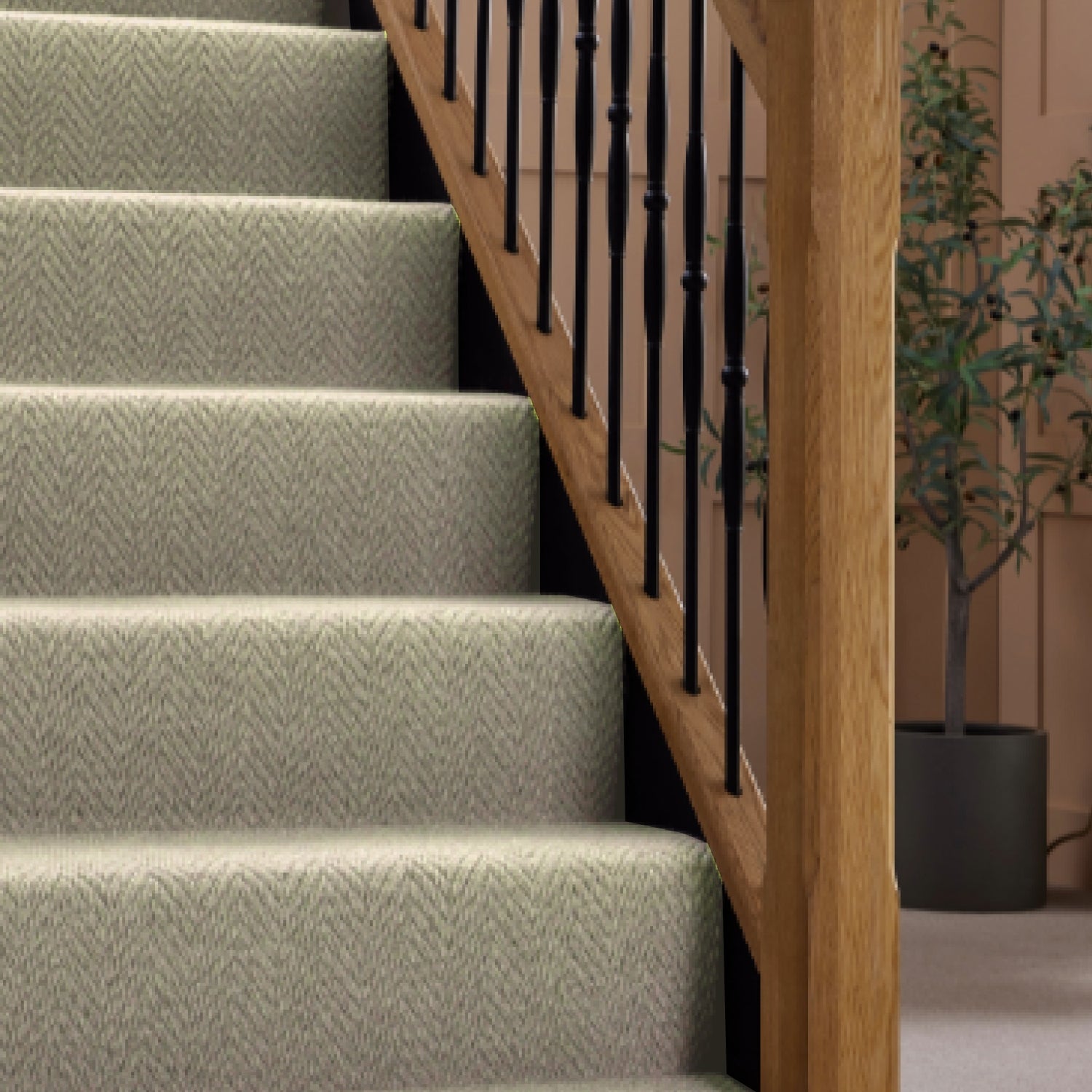 Hugh Mackay Durham Alternates Herringbone 100% Wool Loop Carpet