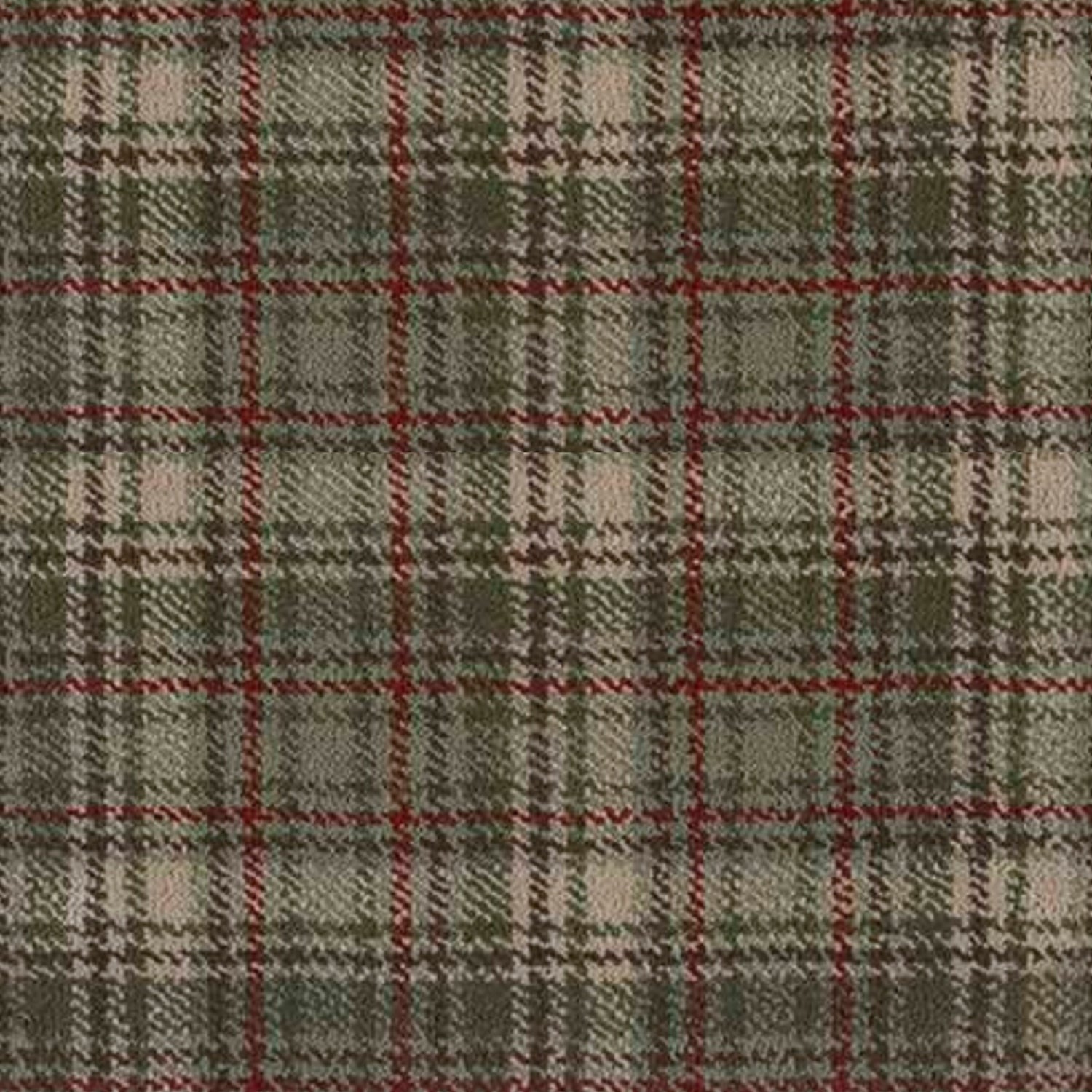 Hugh Mackay Harrison Tartan Axminster Wool Blend Carpet