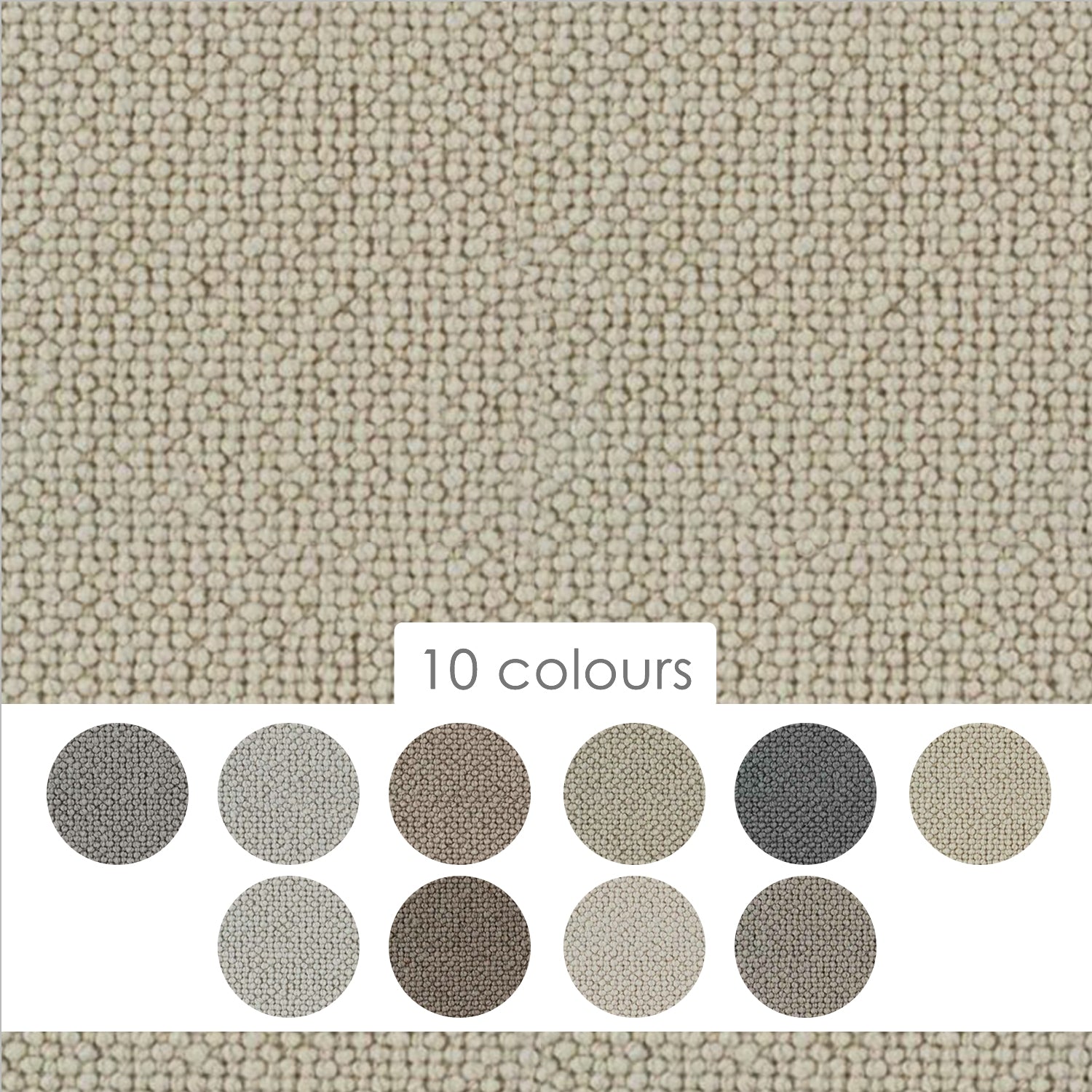 Hugh Mackay Natural Dwelling 100% Wool Loop Carpet