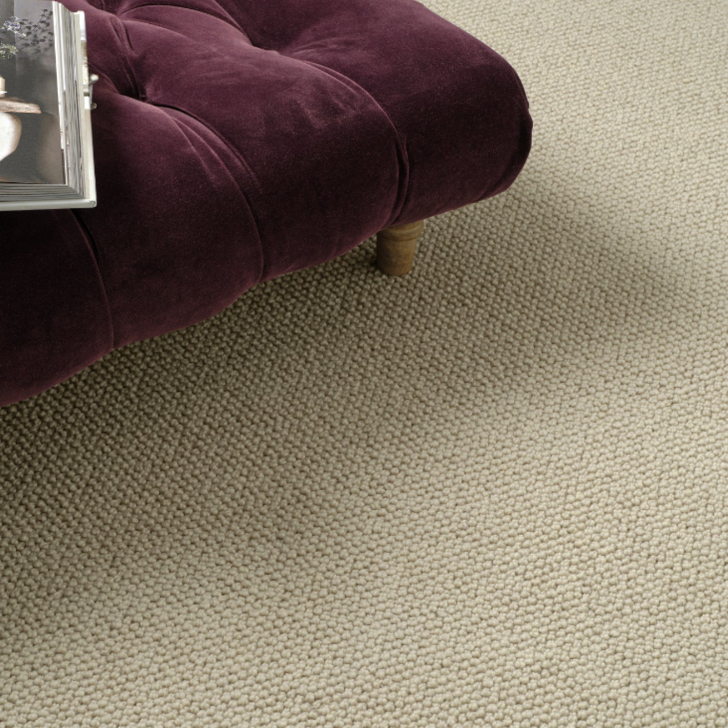 Hugh Mackay Natural Dwelling 100% Wool Loop Carpet