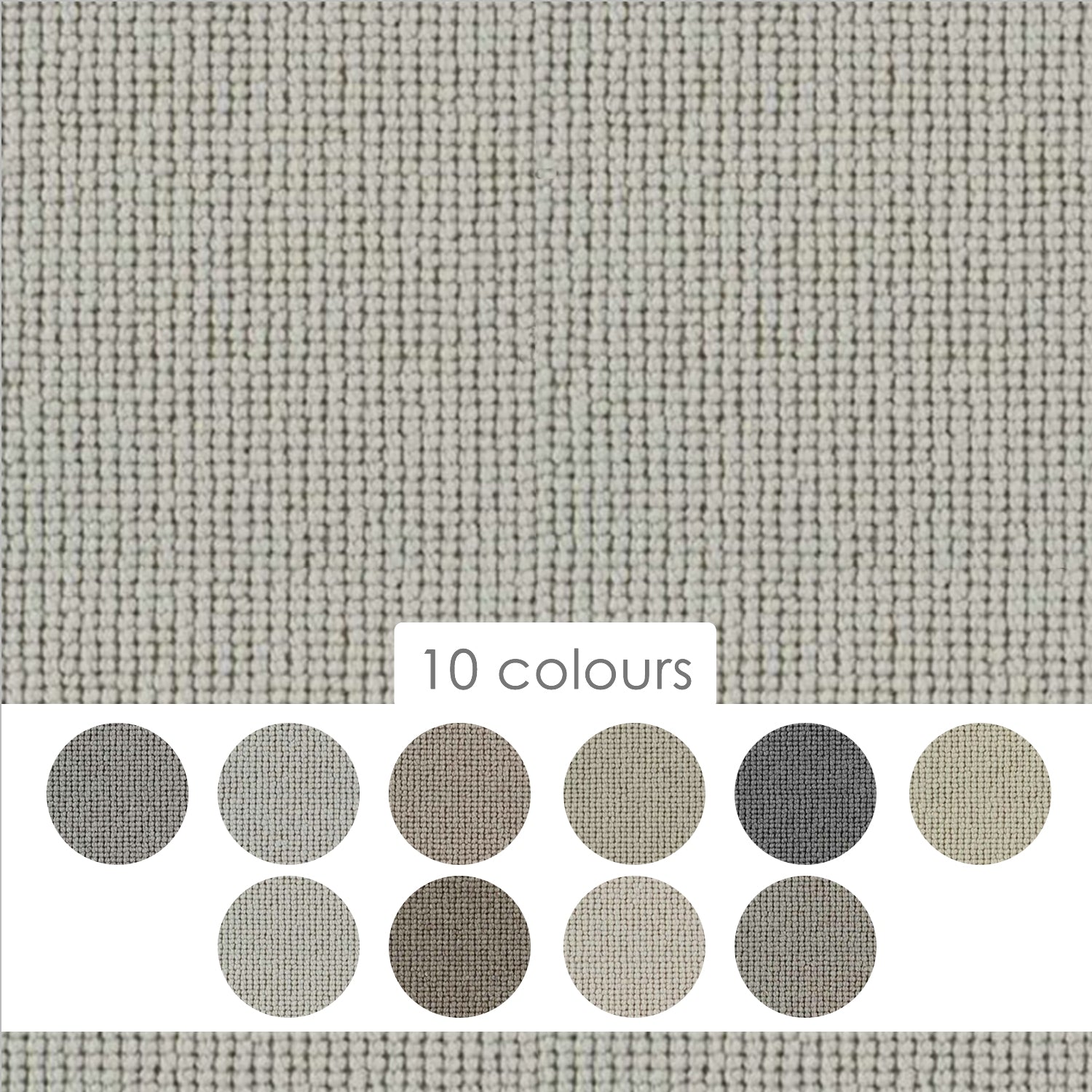 Hugh Mackay Natural Living 100% Wool Loop Carpet