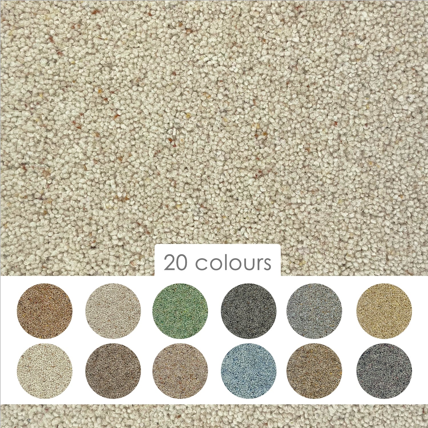 Hugh Mackay 40oz Wharfdale 80% Wool Blend Twist Carpet