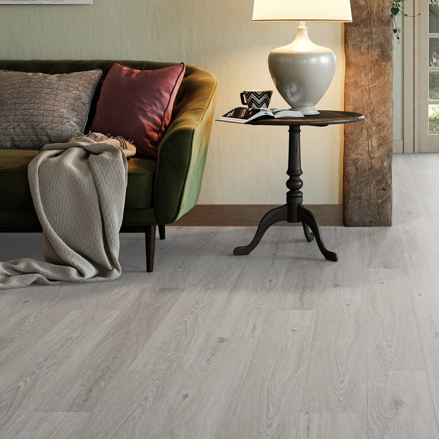 Invictus Primus Gluedown LVT Flooring in Sherwood Oak Fossil - 3.69m2 Full Pack