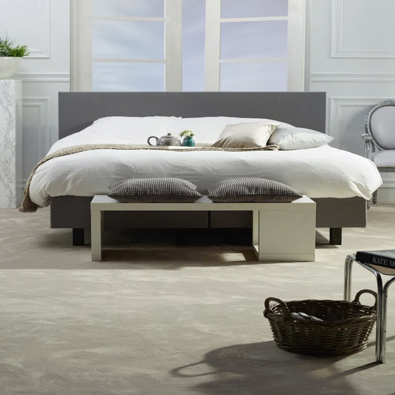 ITC Chablis 100% Nylon Faux Silk Velvet Carpet