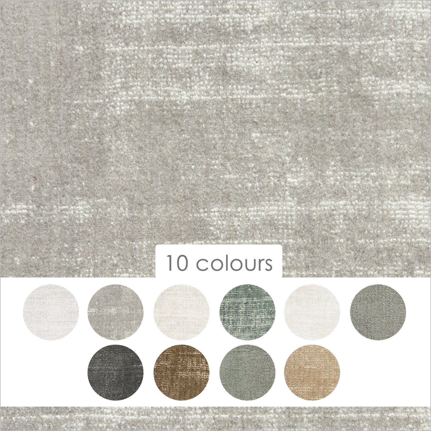 ITC Essence 100% Viscose Handwoven Velvet Carpet