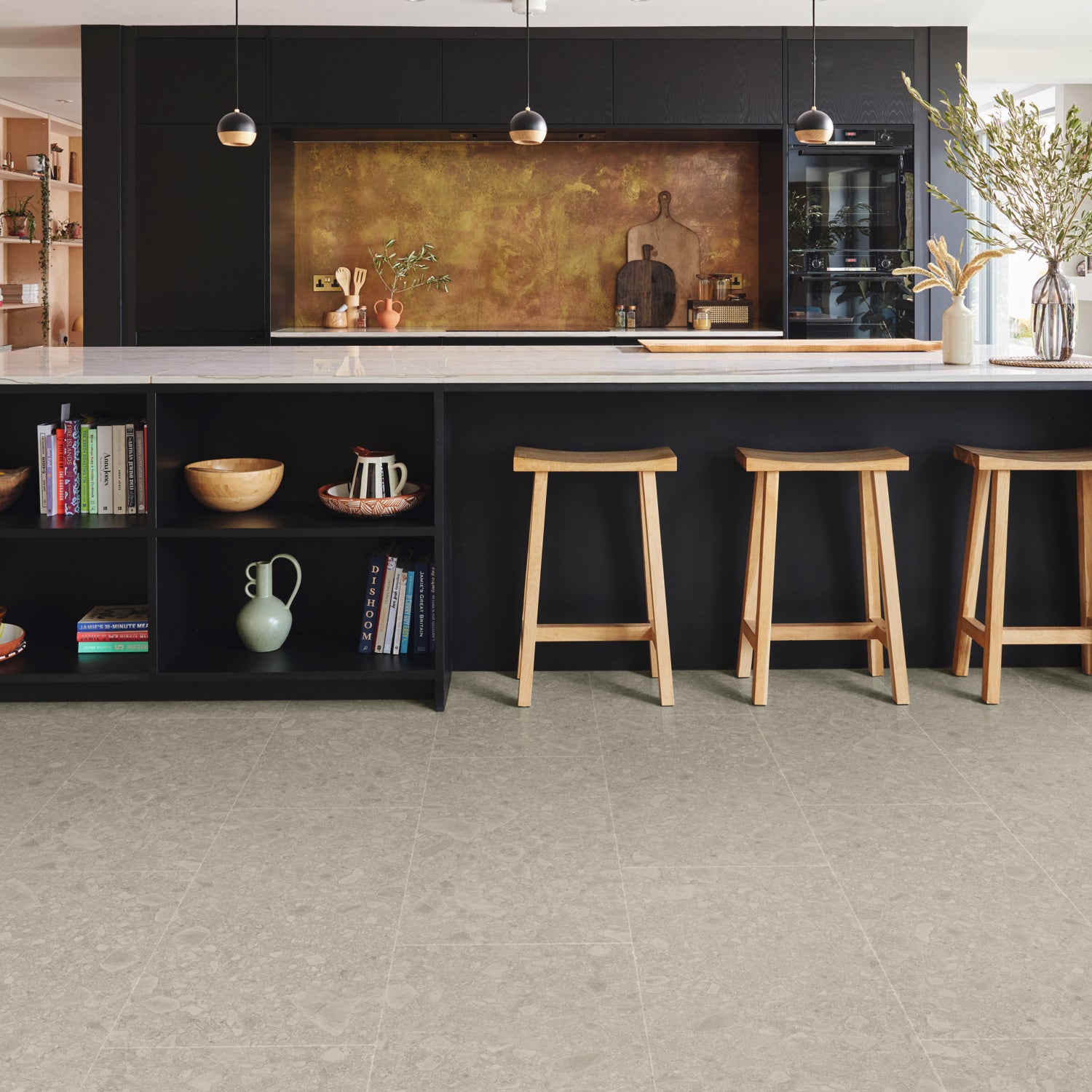 Karndean Art Select Gluedown LVT Flooring in Brezza Ceppo LM43 - 3.34m2 Full Pack